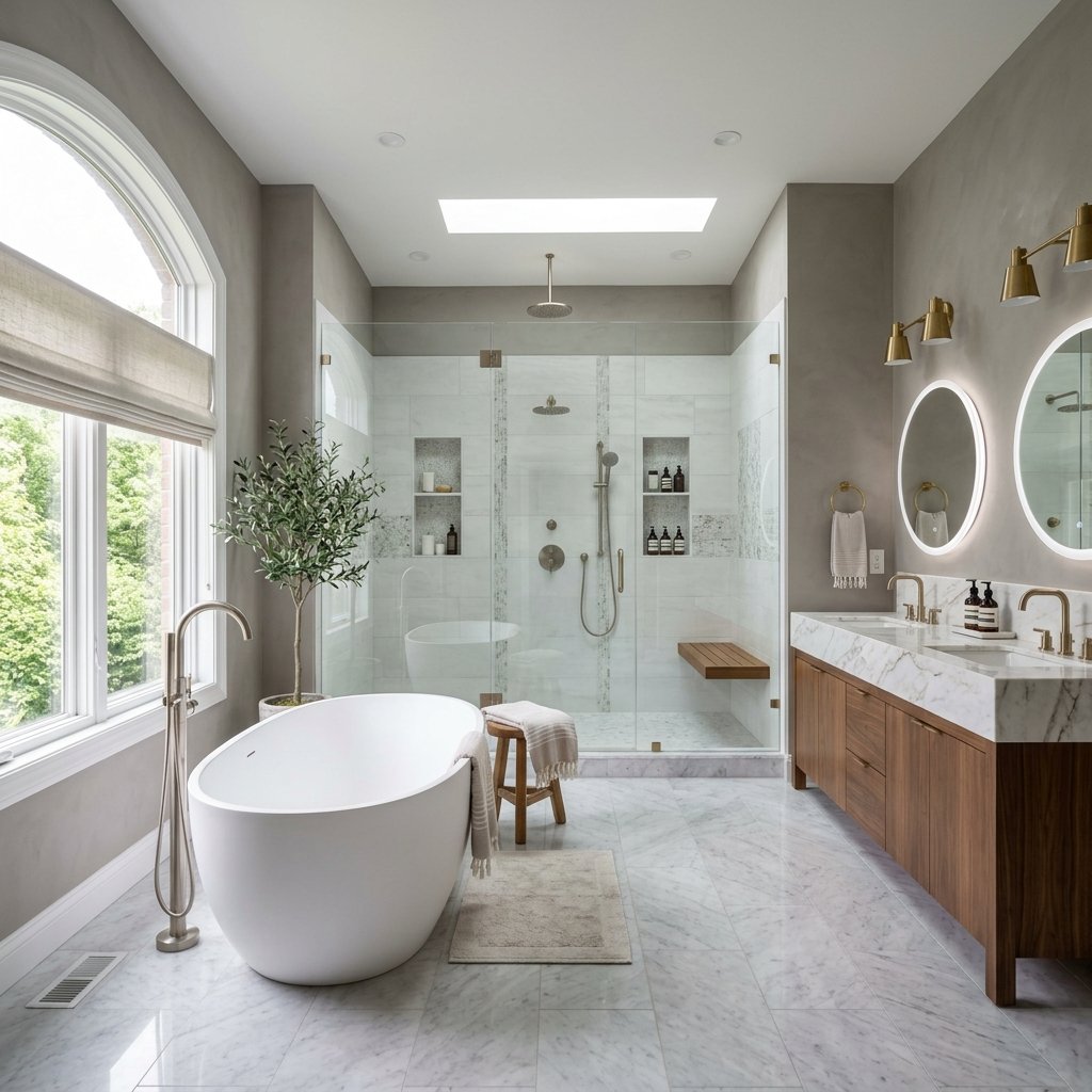 Luxury bathroom renovation